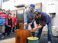 加藤畳店の恒例餅つき